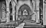 Before any front pews were removed - and before the installation of the Rood in front of the top of the chancel arch