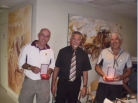 Phil & Roger with M le Maire, Jean-Paul Galonnier